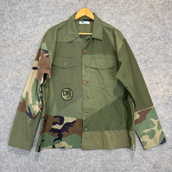 Drx Romanelli Other - DRX Romanelli Military Patchwork Jacket Mens XL - 2XL Michael B Jordan Camo Coat